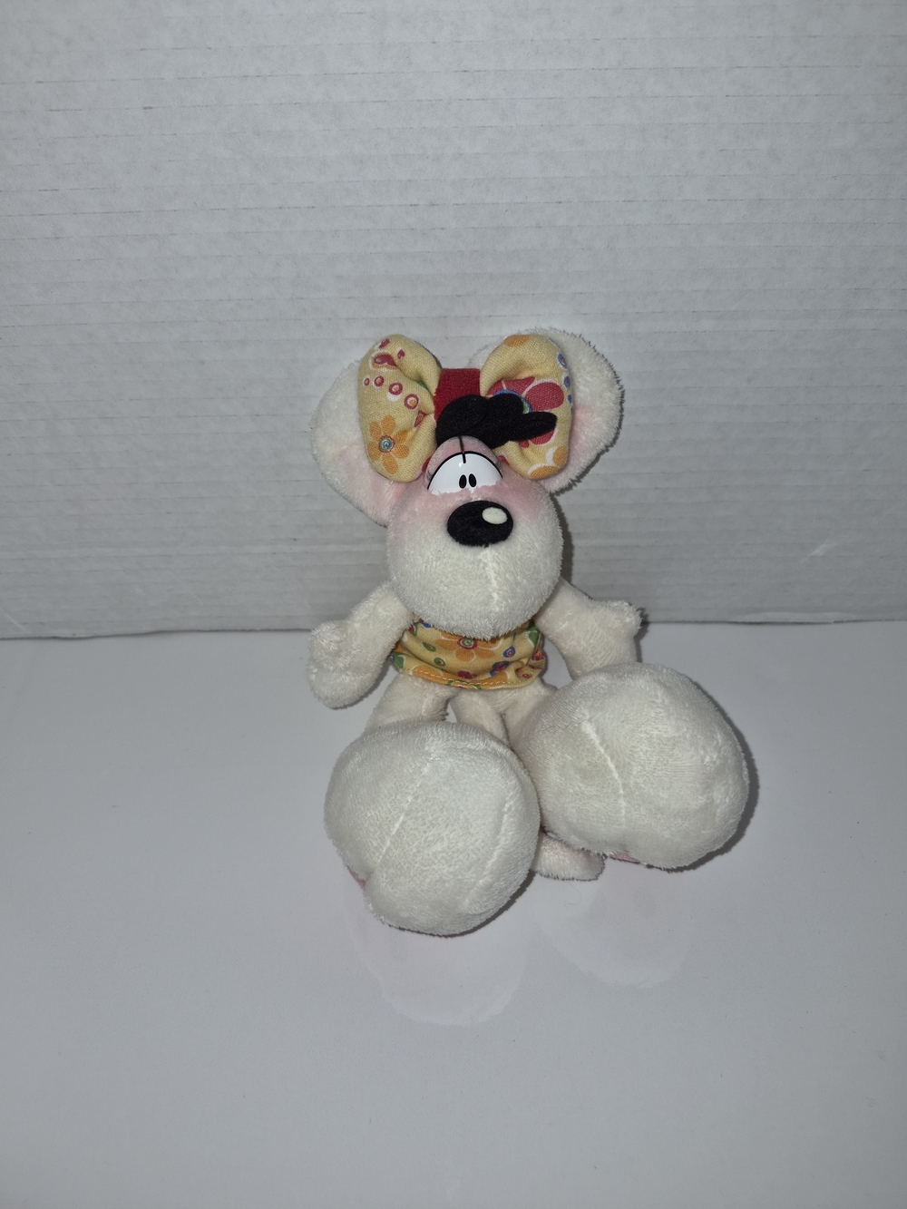 Vintage 90's Diddlina Mouse Floral Outfit Plush toy by Thomas Goletz